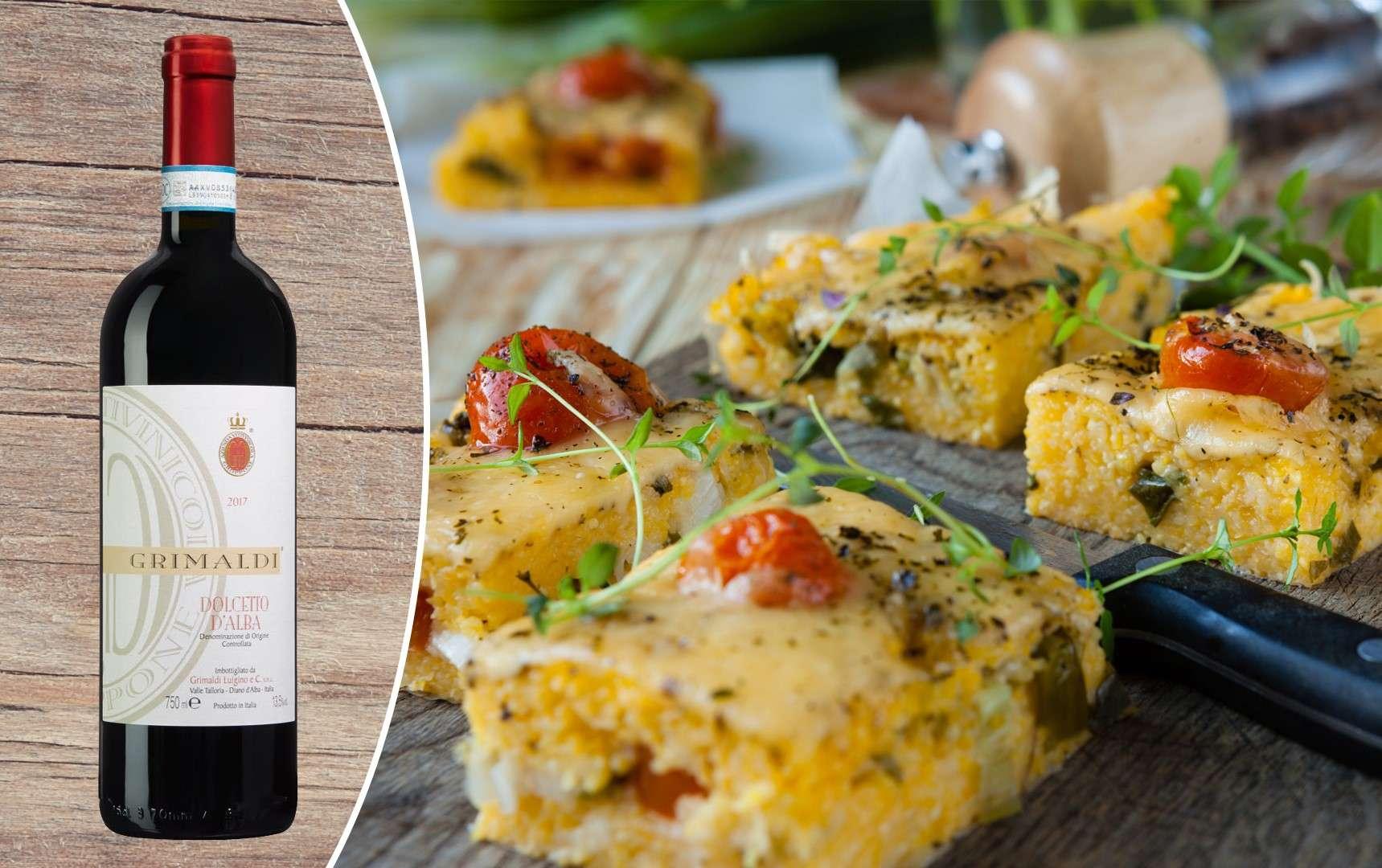 Dolcetto -vin och läckra polentakakor