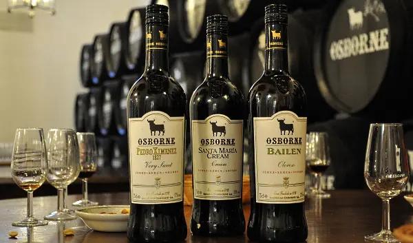 sherry - sherryflaskor med glas