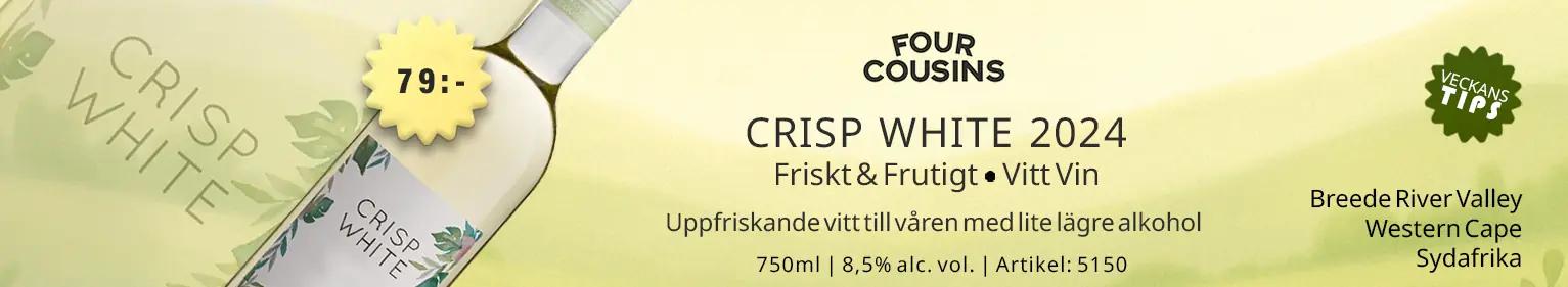 crisp white banner