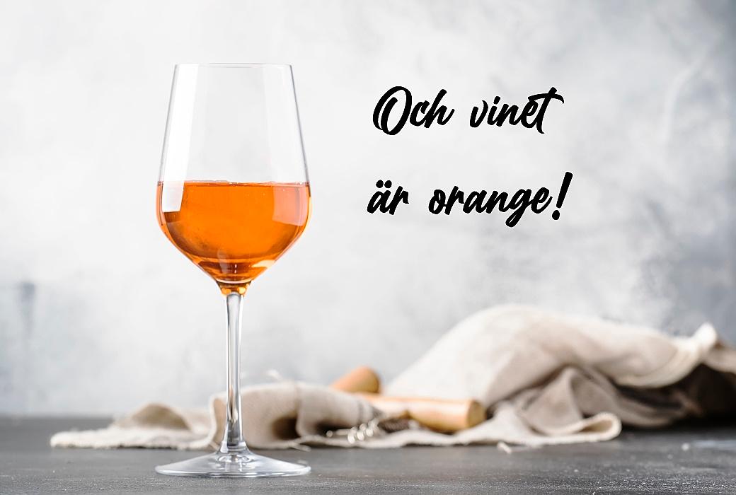Serverat: orange-vin med fantastisk Bolognese!